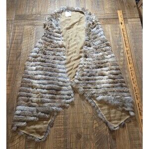 jocelyn Wool fur Vest Size Small